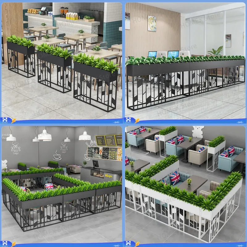 Partition Screen Divider - Rak Pembatas Ruangan dari Besi Tempa
