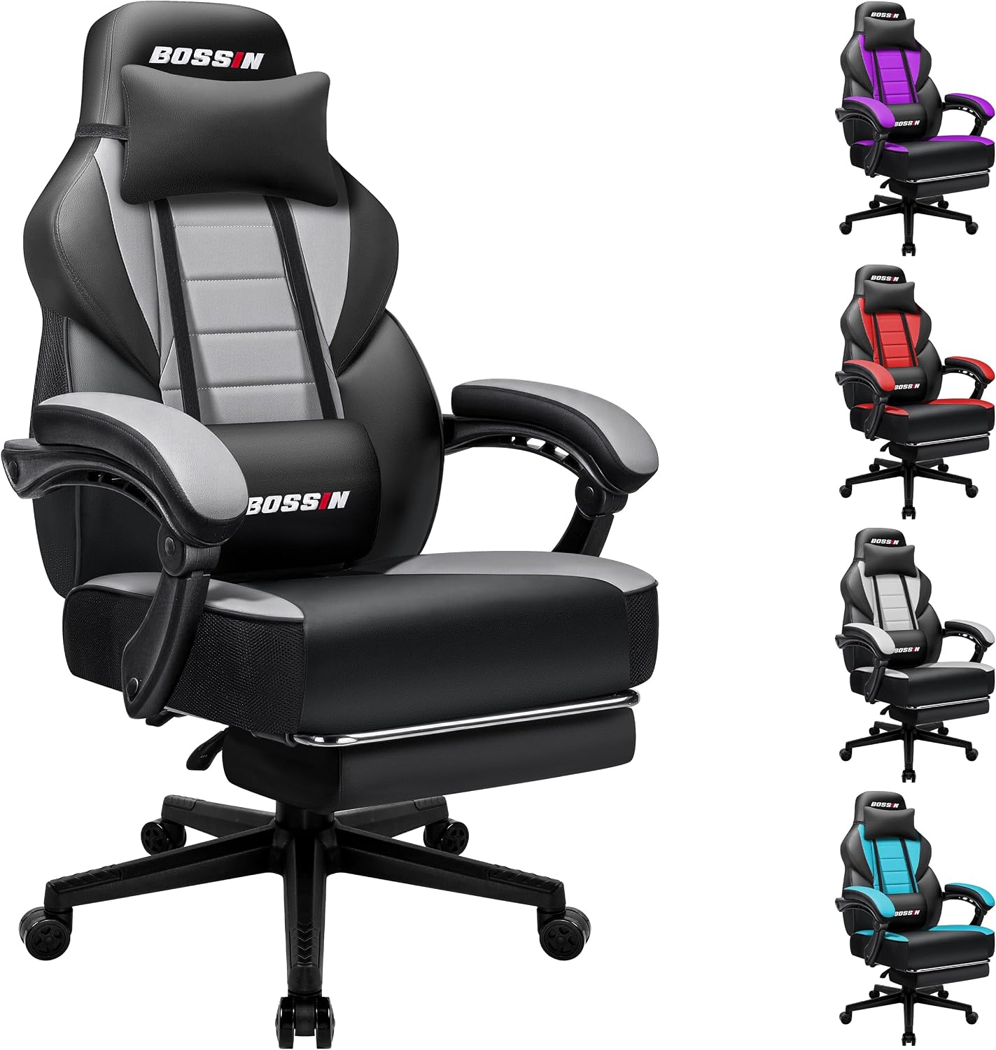 Office Chair Cushion - Kursi Gaming dengan Fitur Pijat, Desain