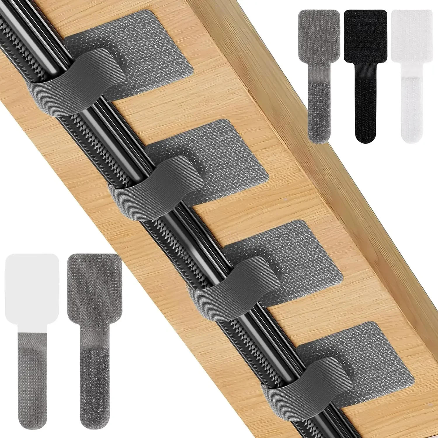 Desk Organizer - Kabel Pengikat yang Dapat Digunakan Kembali,