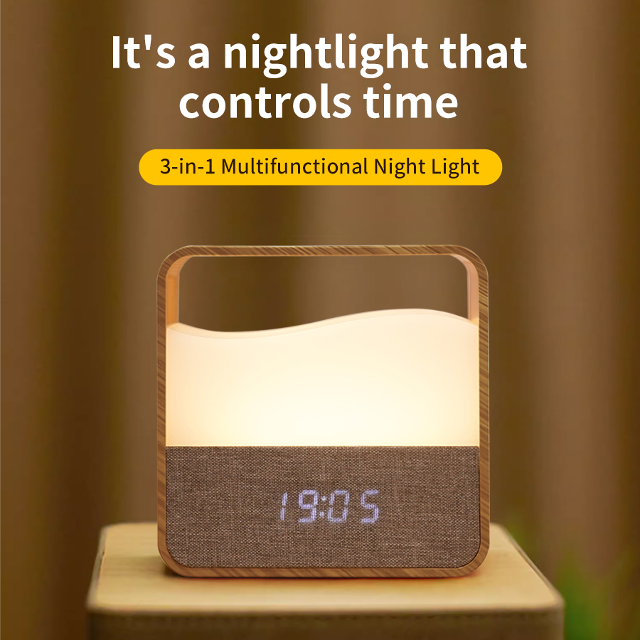 Lampu Malam LED dengan Jam Ala - Desk Lamp ulasan dan harga