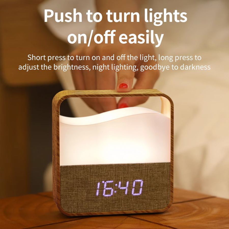 Lampu Malam LED dengan Jam Ala - Desk Lamp ulasan dan harga