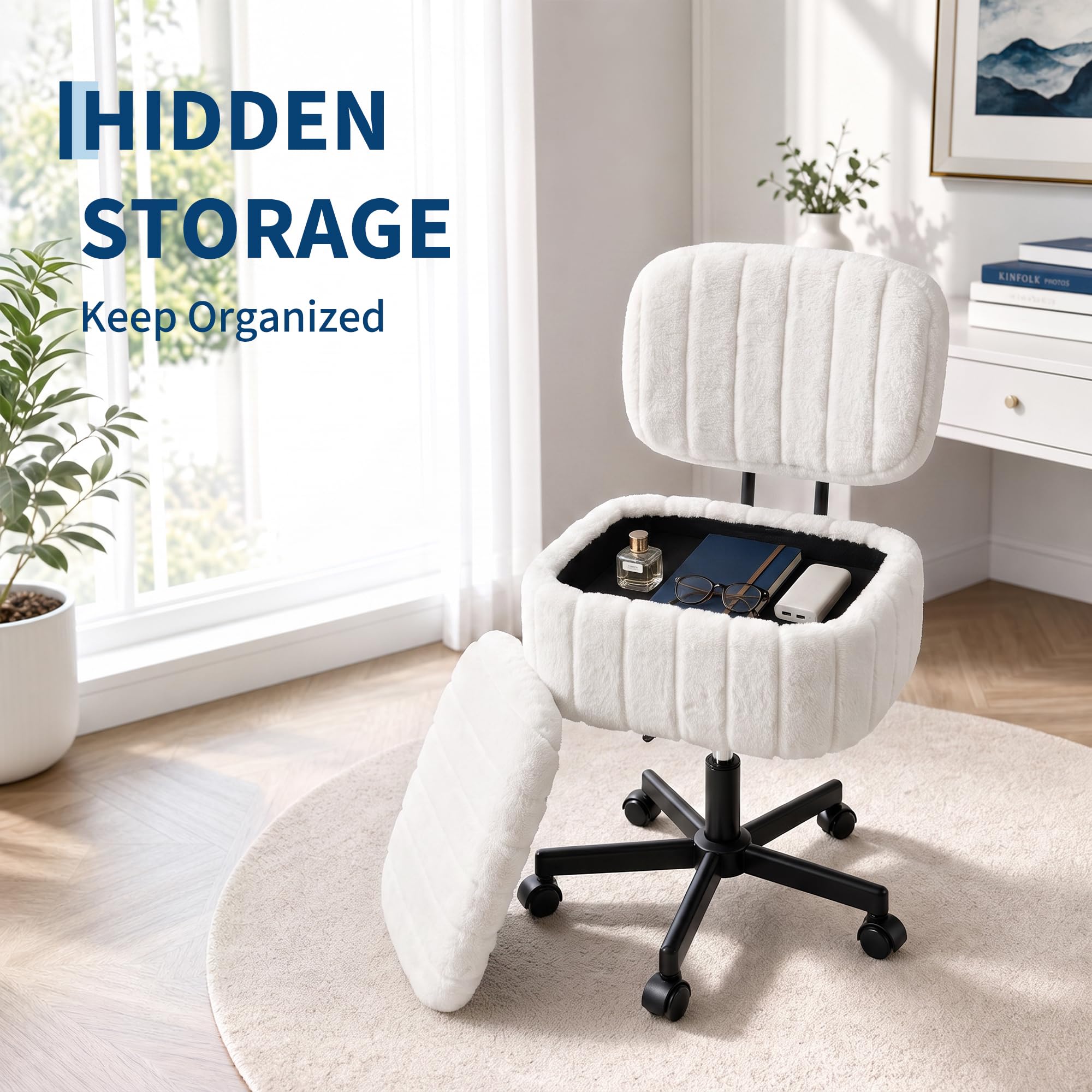 Kursi Rias dengan Tempat Penyi - Office Stool ulasan dan harga