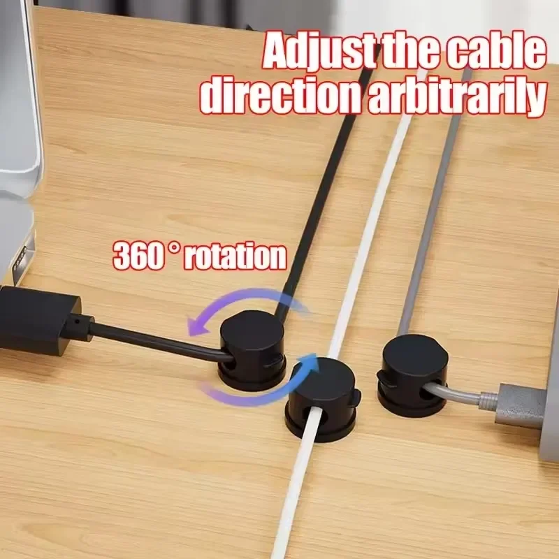 360 °   Penyangga Kabel Magnet - Desk Organizer ulasan dan harga