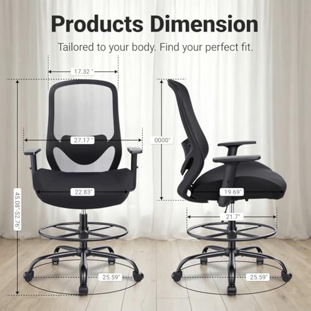 Kursi Gambar Ergonomis Tinggi  - Standing Desk ulasan dan harga