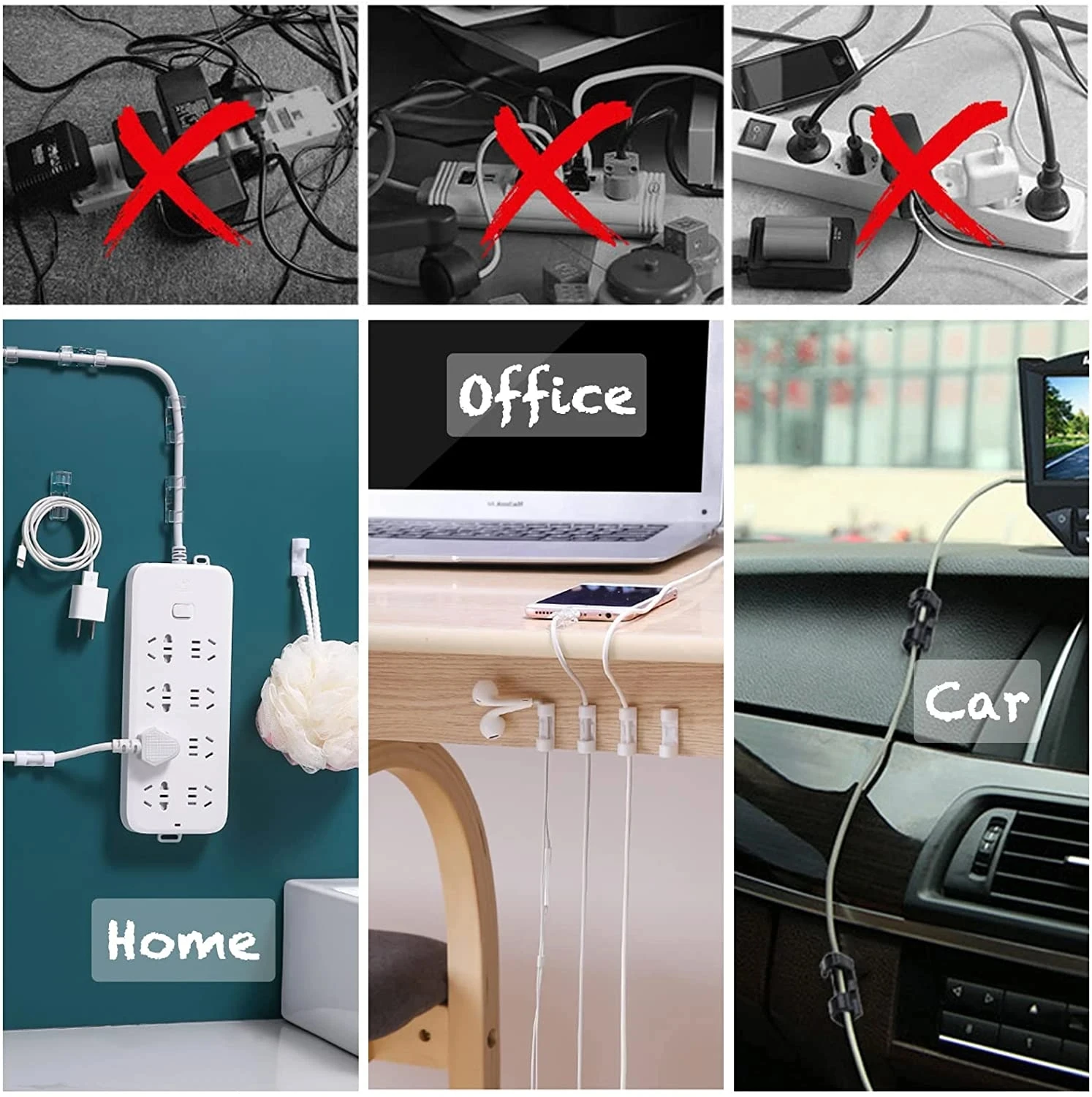 Penjepit Kabel, Pengatur Kabel - Desk Organizer ulasan dan harga