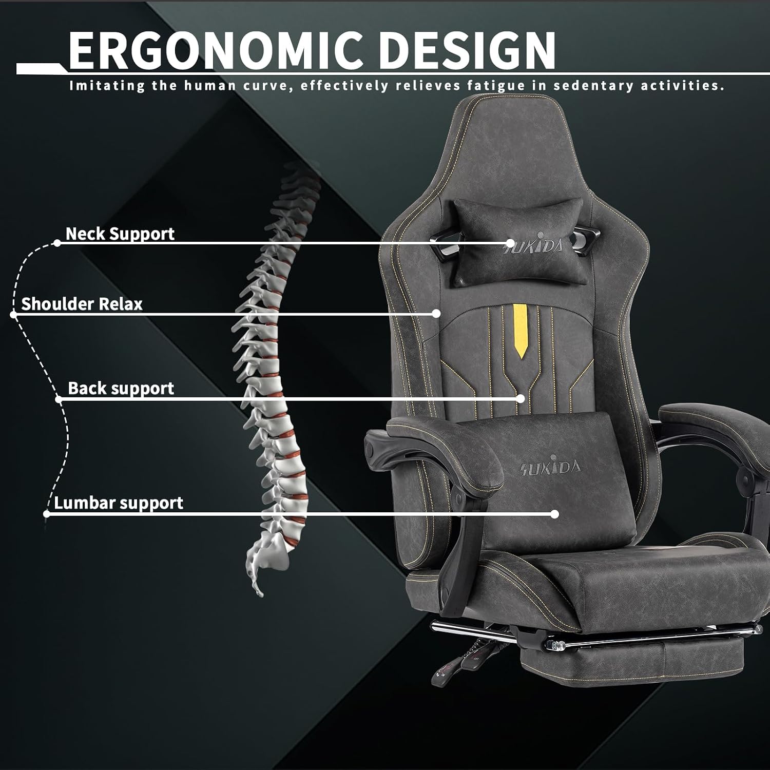 Kursi Gaming dengan Sandaran K - Office Chair Cushion ulasan dan harga