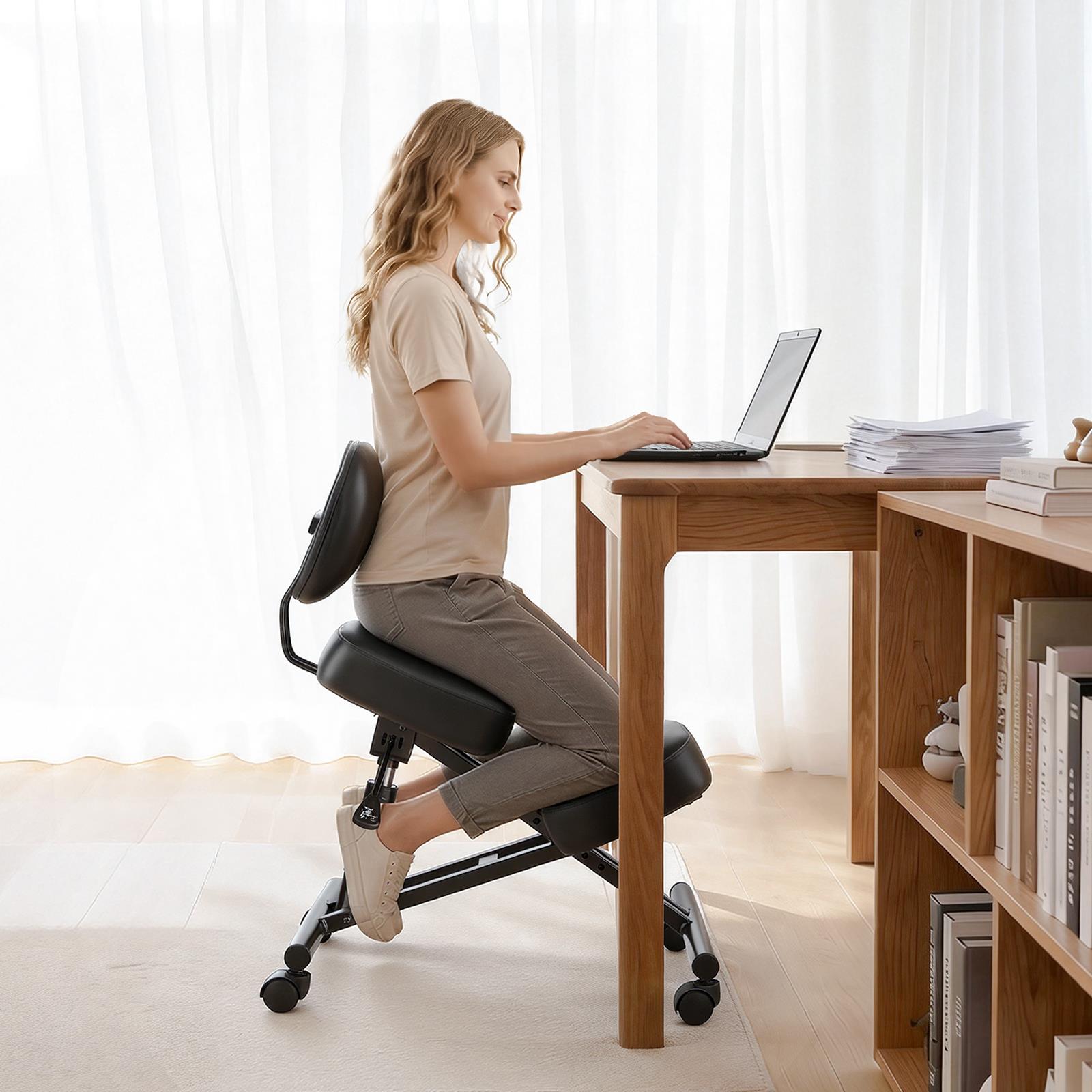Kursi Berlutut Ergonomis denga - Office Stool ulasan dan harga