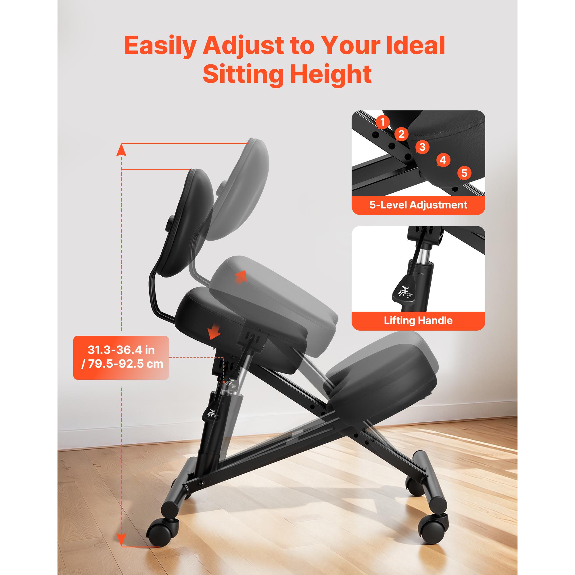 Kursi Berlutut Ergonomis denga - Office Stool ulasan dan harga