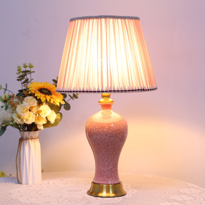 Lampu meja berbentuk vas keram - Desk Lamp ulasan dan harga
