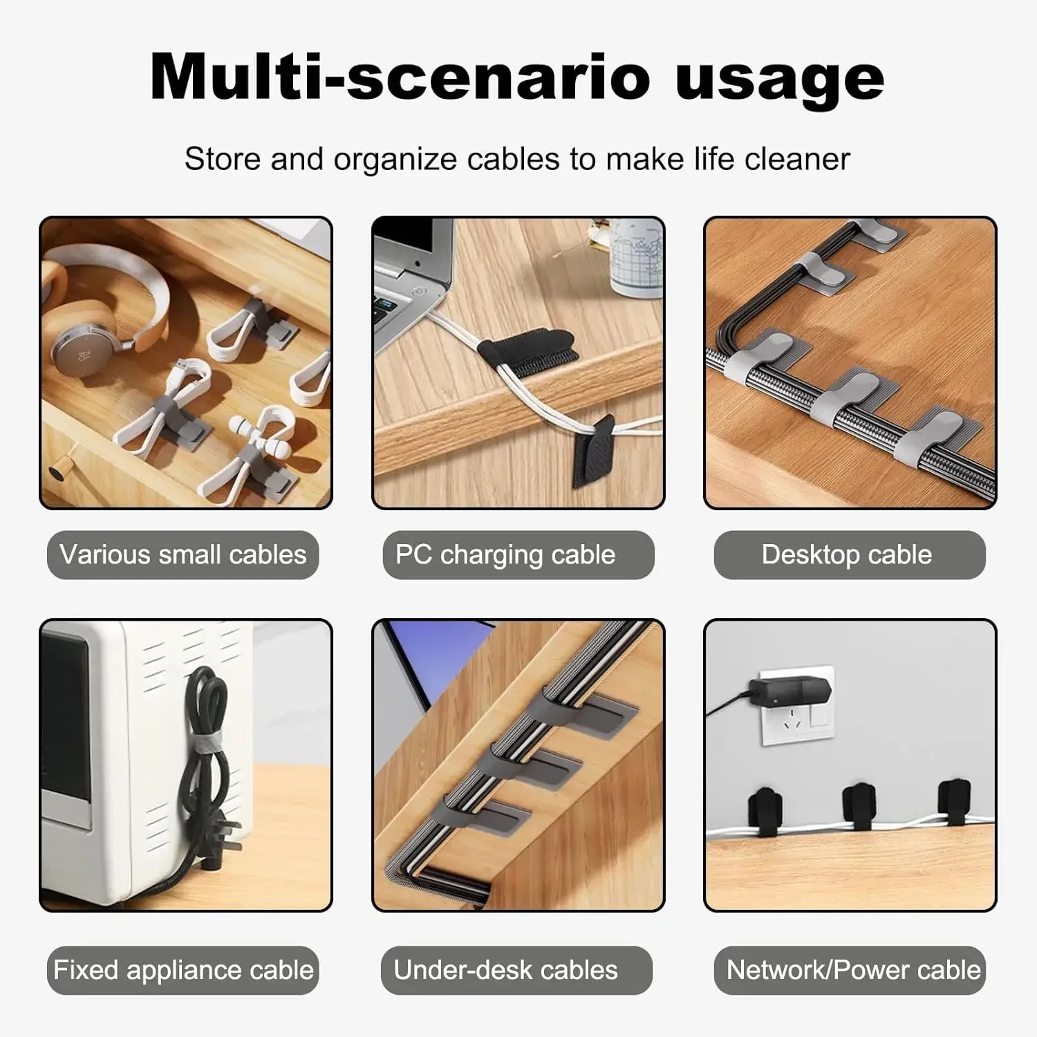 Pengikat Kabel yang Dapat Digu - Desk Organizer ulasan dan harga