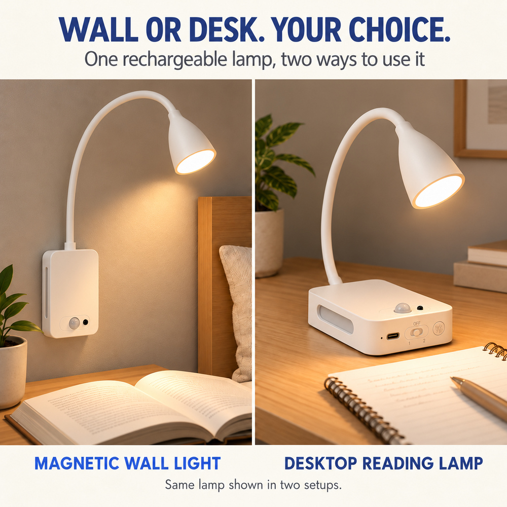 Lampu Baca LED Magnetik Isi Ul - Desk Lamp ulasan dan harga